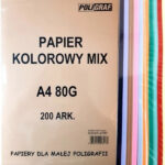 Papier ksero A4 80g 10 kolorów / 200 ark *3137*0033*