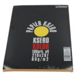 Papier ksero A4 80g 5 kolorów 100 ark.*0334*