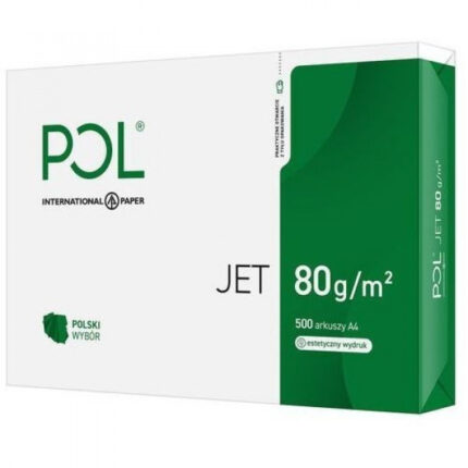 Papier ksero A4 POLJET 80g klasa białości A 166*7153*
