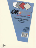 Papier ozdobny, wizytówkowy A4 kremowy w 230g, 20 arkuszy *5394*5236*5001* - obrazek 2