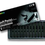 Pastele suche 12 szt Węgle *1033*