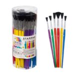 Pędzle szkolne 72 szt w tubie, rozmiar 7-12 *5776*0201*