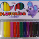 Plastelina 12 kolorów. *0568*8552*