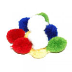 Pompony rozmiar: 40 mm ilość: 6 szt. kolor: mix *84219*