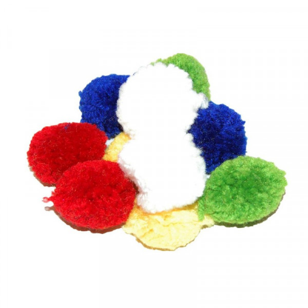 Pompony-rozmiar-40-mm-ilosc-6-szt.-kolor-mix-84219-.jpg Pompony rozmiar: 40 mm ilość: 6 szt. kolor: mix *84219* - obrazek 1