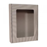 Pudełko A5 z wklejonym okienkiem z tektury falistej*2080*