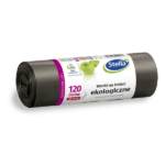 Worki na śmieci ekologiczne z taśmą 120 l Stella*4171*