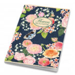 ZESZYT A5 KRATKA CZARNA 42 KARTEK Z MARGINESEM NATURE FLOWERS 0208835Q1*9352