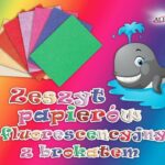ZESZYT PAPIERÓW FLUORESCENCYJNYCH Z BROKATEM ZBF-0266*0266*