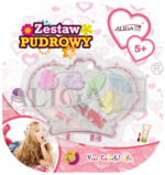 Zestaw pudrowy ZP-2395 6 cieni, 1 szminka, 1 pędzelek *2395*