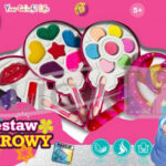 Zestaw pudrowy ZP-2517 13 cieni, 2 szminki, 3 pędzelki, 1 lakier do paznokci *2517*