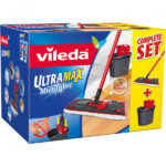 Zestaw w kartonie VILEDA ULTRAMAX mop płaski + wiadro + kij 11508*3890*