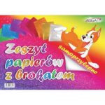 Zeszyt papierów samoprzylepnych z brokatem B5 *3891*