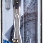 Komplet geometryczny linijka/ekierka/kątomierz/cyrkiel/grafity *9761*