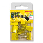 PENMATE KLIPSY DO PAPIERU 19 MM/15 szt KOLOR KANARKOWE*7476*