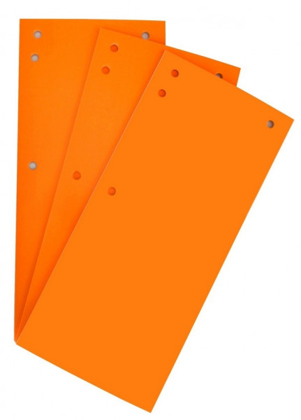 Przekładki kartonowe 1/3 A4 DOTTS pomarańczowy 100sztuk 240x105mm*1362*1834*1522*2444*