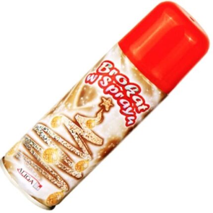 Brokat w sprayu czerwony 250ml. *1255*