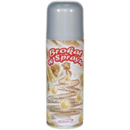 Brokat w sprayu srebrny 250ml. *1248*