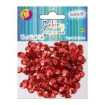 Cekiny halogenowe 8mm 10g. czerwone *5994*9443*