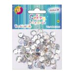 Cekiny halogenowe 8mm 10g. srebrny *5963*