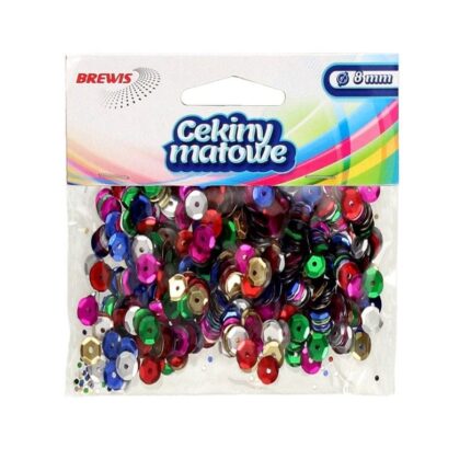 Cekiny matowe 10g 8mm *6725*