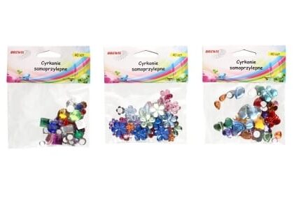 Cyrkonie samoprzylepne 40szt. *0914*