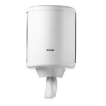 KATRIN 993124 - stalowy dozownik na ręczniki w rolce biały - obrazek 2