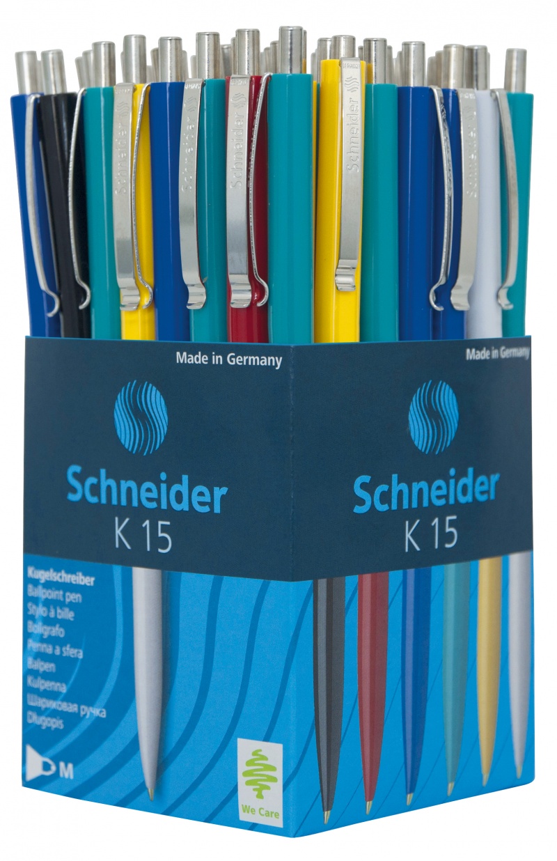 104345-23795-dlugopis_automatyczny_schneider_k15_m_miks_ko-800w Długopis automatyczny SCHNEIDER K15, M, miks kolorów - obrazek 1