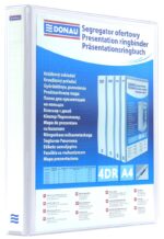 Segregator ofertowy DONAU, PP, A4/4RD/40, biały