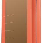 Teczka z gumką DONAU Life, Karton, A4, 500gsm, 3-skrz., pomarańczowy