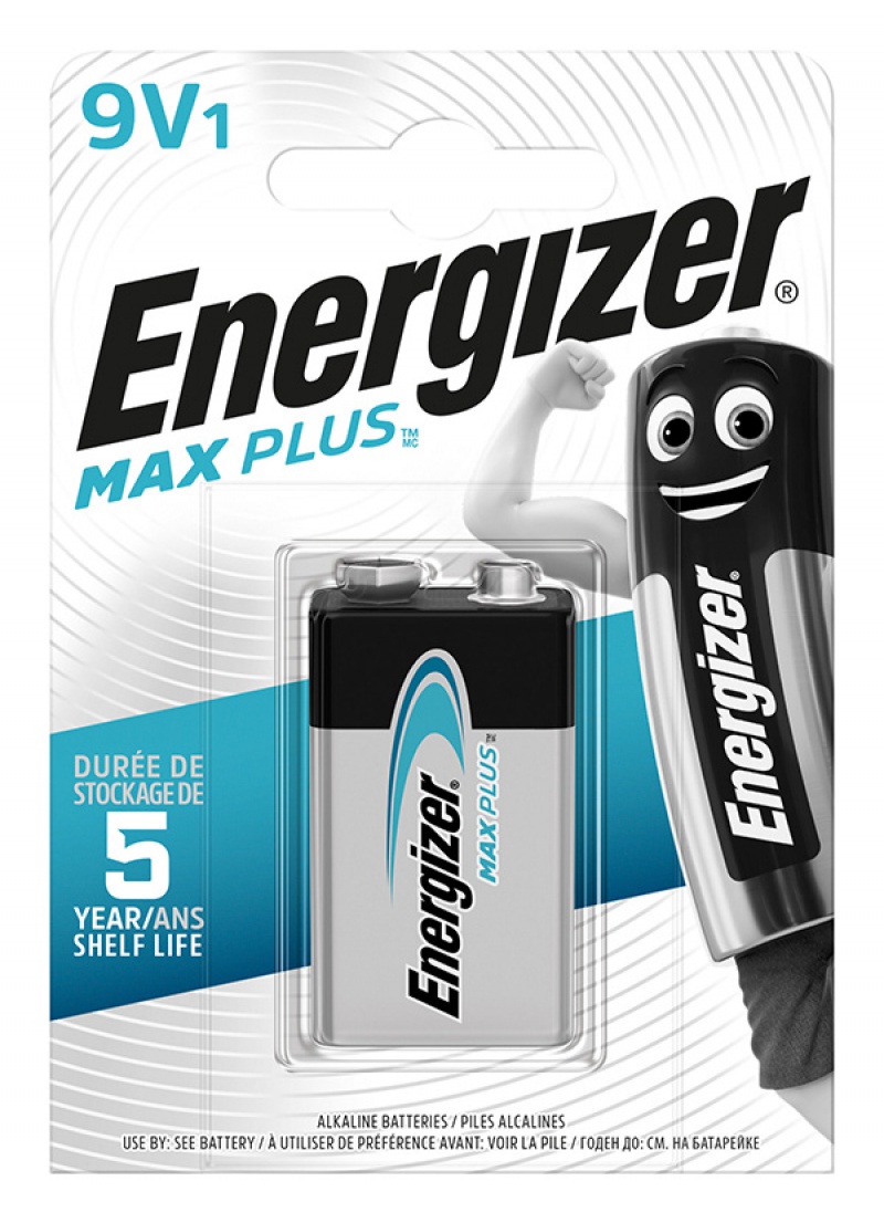 184652-70845-bateria_energizer_max_plus_e_6lr61_9v-800w Bateria ENERGIZER Max Plus, E, 6LR61, 9V - obrazek 1
