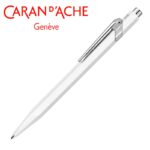 Długopis CARAN D'ACHE 849 Classic Line, M, biały - obrazek 4