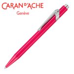 Długopis CARAN D'ACHE 849 Line Fluo, M, różowy - obrazek 4