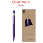 Długopis CARAN D'ACHE 849 Nespresso Arpeggio, M, w pudełku, fioletowy - obrazek 3