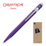 Długopis CARAN D'ACHE 849 Nespresso Arpeggio, M, w pudełku, fioletowy - obrazek 6