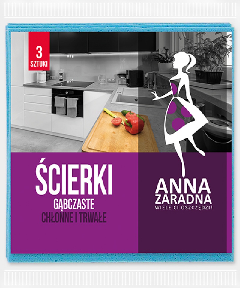 237477-219949-scierki_gabczaste_anna_zaradna_3_szt_-800w Ścierki gąbczaste ANNA ZARADNA, 3 szt., mix - obrazek 1