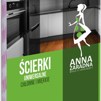 Ścierki uniwersalne ANNA ZARADNA, 10 szt., mix