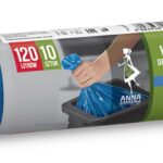 Worki do segregacji odpadów ANNA ZARADNA, papier, 120 l, 10szt., niebieskie, niebieski