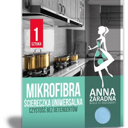Mikrofibra ściereczka uniwersalna, ANNA ZARADNA, 1 szt., niebieski