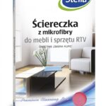 Ściereczka z mikrofibry STELLA, do mebli i sprzętu RTV, 1 szt., czerwony