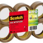 Taśma pakowa do wysyłek SCOTCH® Hot-melt (371), 50mm, 66m, brązowa