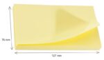 Karteczki samoprzylepne POST-IT® (655CY-VP20), 127x76mm, (16+4)x100 kart., żółte, 4 bloczki GRATIS - obrazek 2