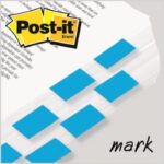 Zakładki indeksujące POST-IT® (680-23), PP, 25,4x43,2mm, 50 kart., jaskrawoniebieskie - obrazek 3