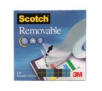 Taśma biurowa, do repozycjonowania SCOTCH® Removable (811), matowa, 19mm, 32, 9m - obrazek 2