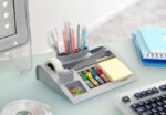 Organizer na biurko POST-IT® (C50) srebrny + karteczki samoprzylepne, zakładki indeksujące i taśma GRATIS - obrazek 3