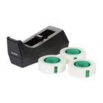 Taśma biurowa SCOTCH® Magic™ (SM3-12), matowa, z dyspenserem, 19mm, 33m, 3szt., podajnik C-38 czarny GRATIS - obrazek 3