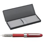 Pióro wieczne Platinum Plaisir Red, F, czerwone - obrazek 4