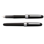 Pióro wieczne Platinum Plaisir Black Mist, F, czarne matowe - obrazek 2