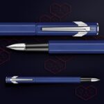 Pióro wieczne CARAN D'ACHE 849, F, niebieskie - obrazek 9