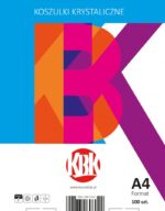 Koszulka na dokumenty krystaliczna KBK, PP, A4, 50UM, 100szt w pud. - obrazek 2